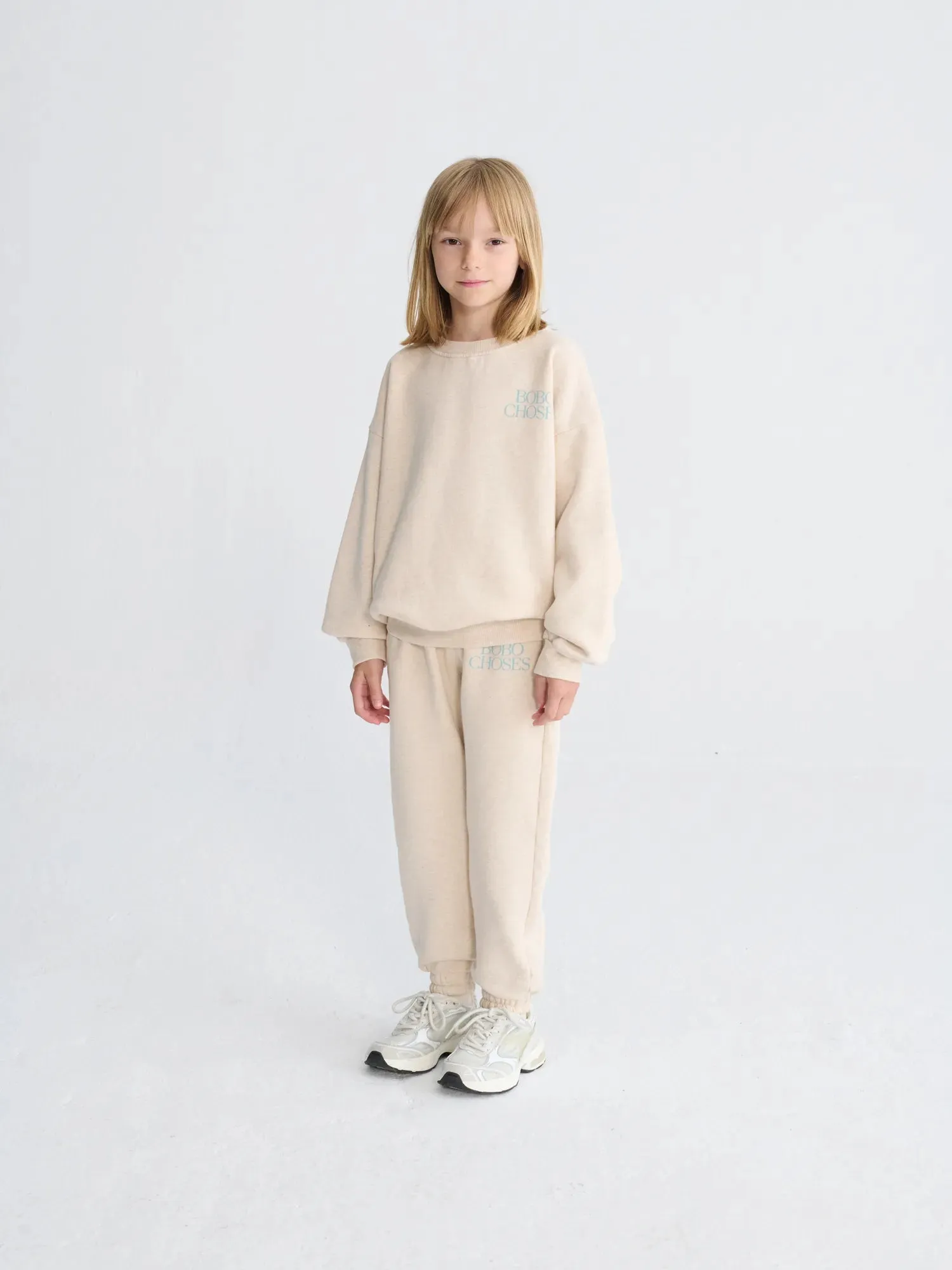 Bobo Choses Monster Boots sweatshirt beige bomuld