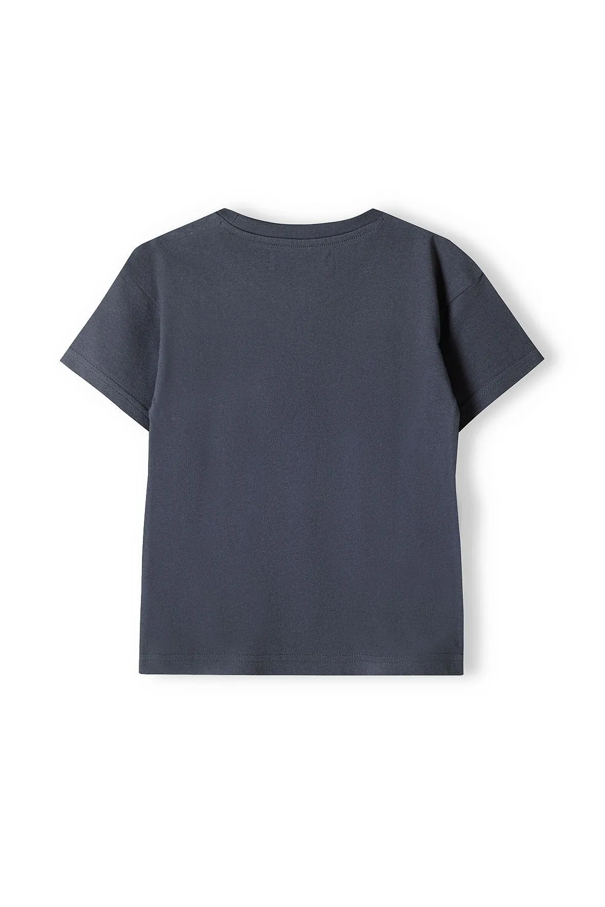 Minoti 38401 t-shirt mørkegrå ocean print drenge