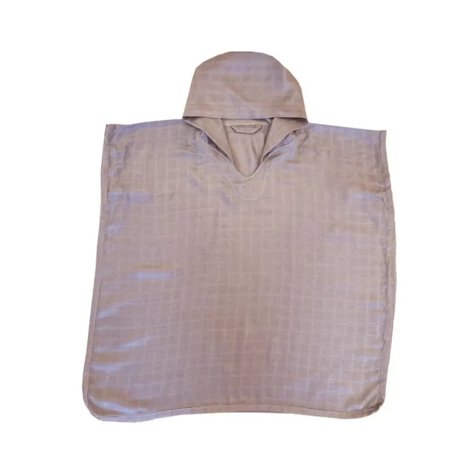 Petu Petu Mason muslin poncho Rose bambus