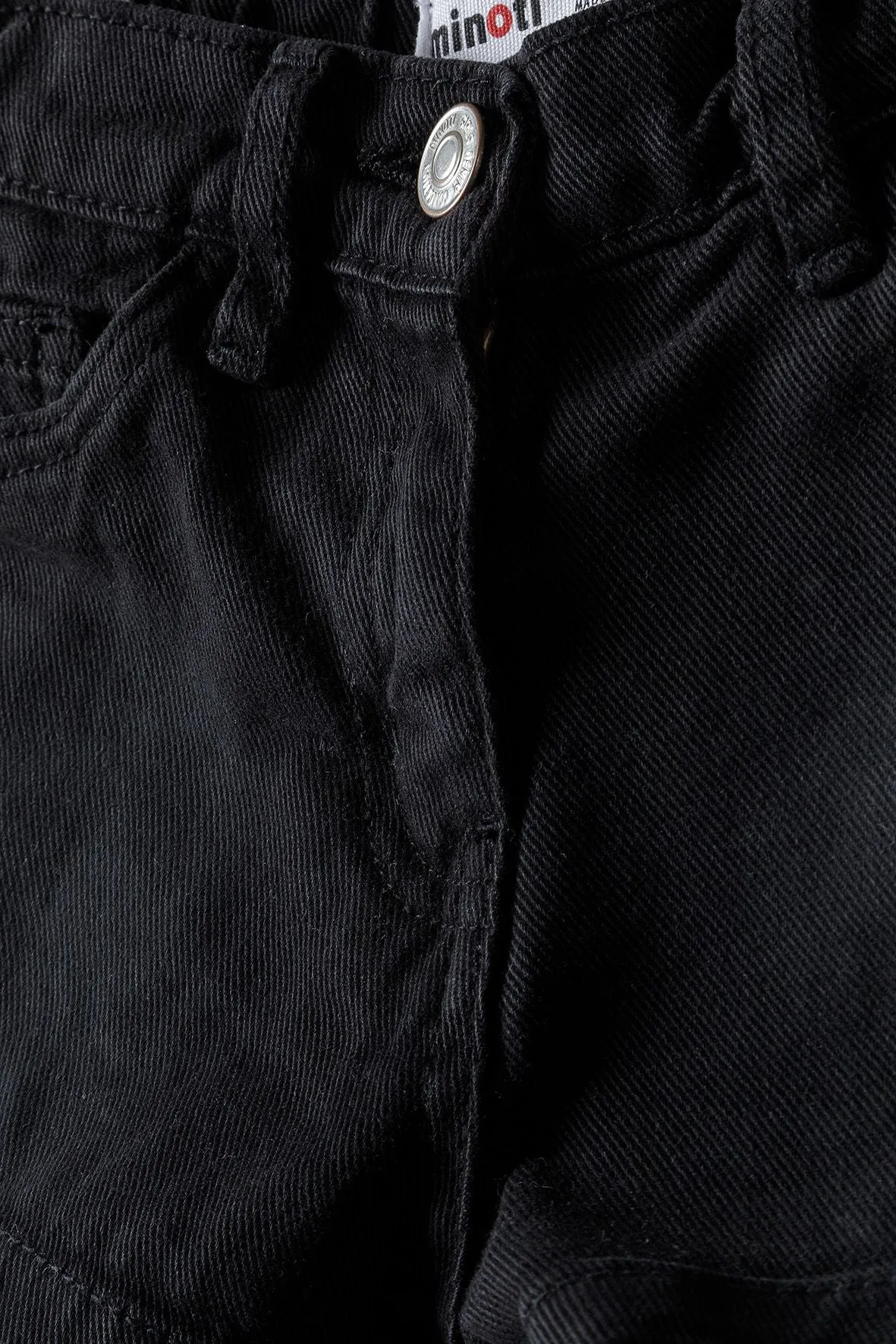 Minoti 38827 denimshorts til piger sort acid