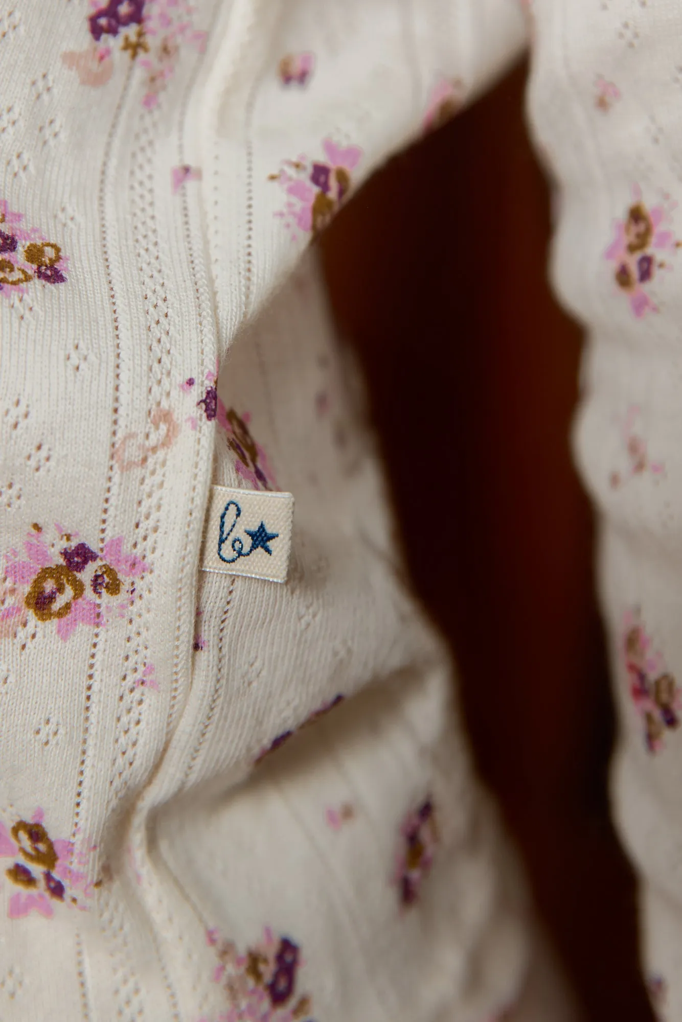 Bonton Polochon pyjamas til pige blomstret bomuld