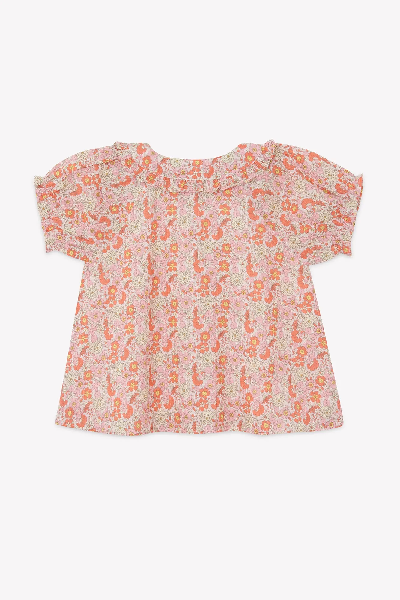 Bonton Aria skjorte blomstret bomuld vintage rose