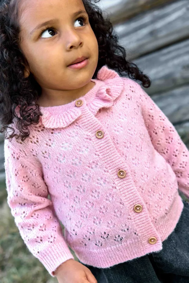 Bonton Corolle vest Rose Blossom hulmønster baby