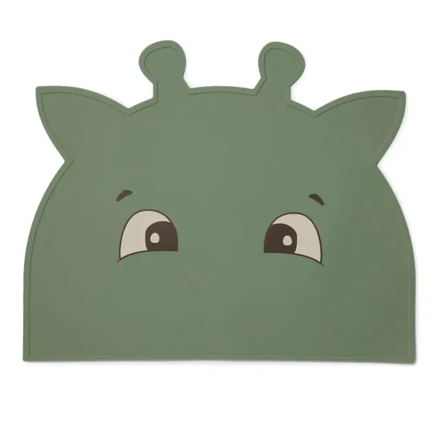 nuuroo Albert dækkeserviet giraf Dusty green silikone