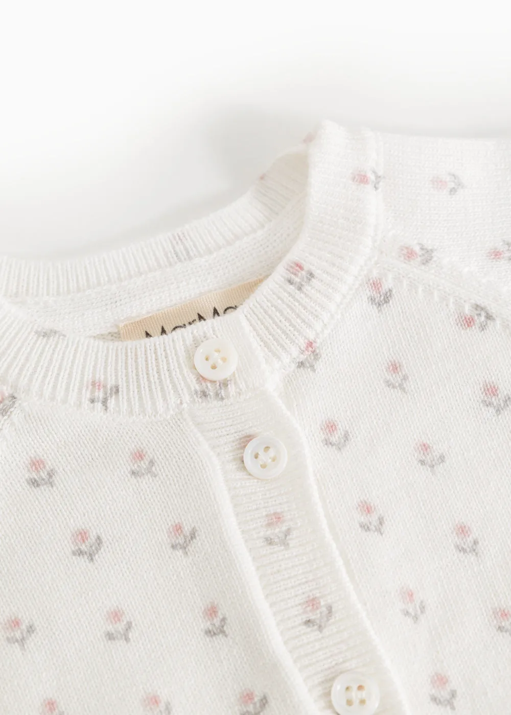 MarMar Jeans Taki Strikcardigan Flower Stripe blomstret