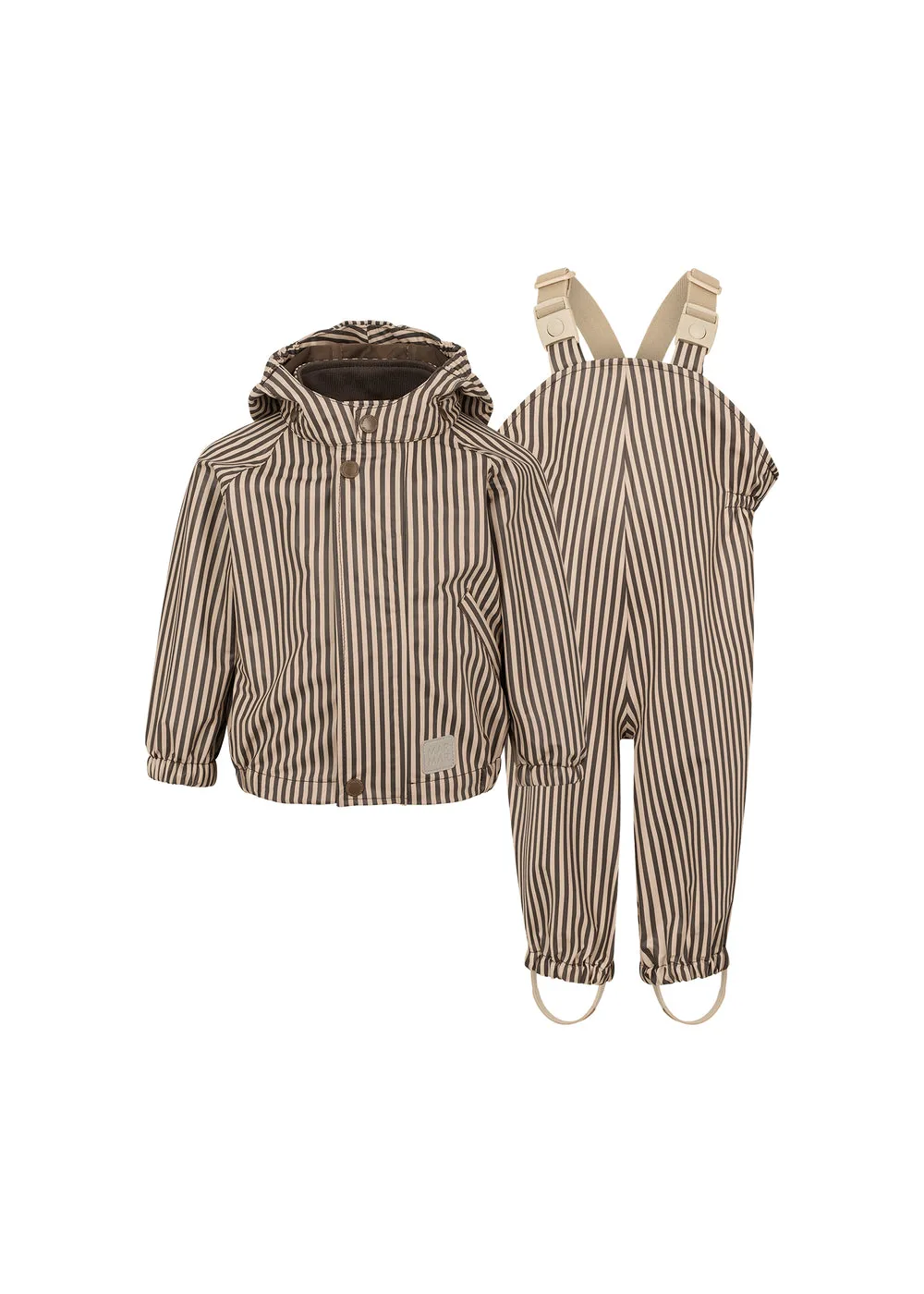MarMar Oddy Set regnsæt Brown Stripe vandtæt