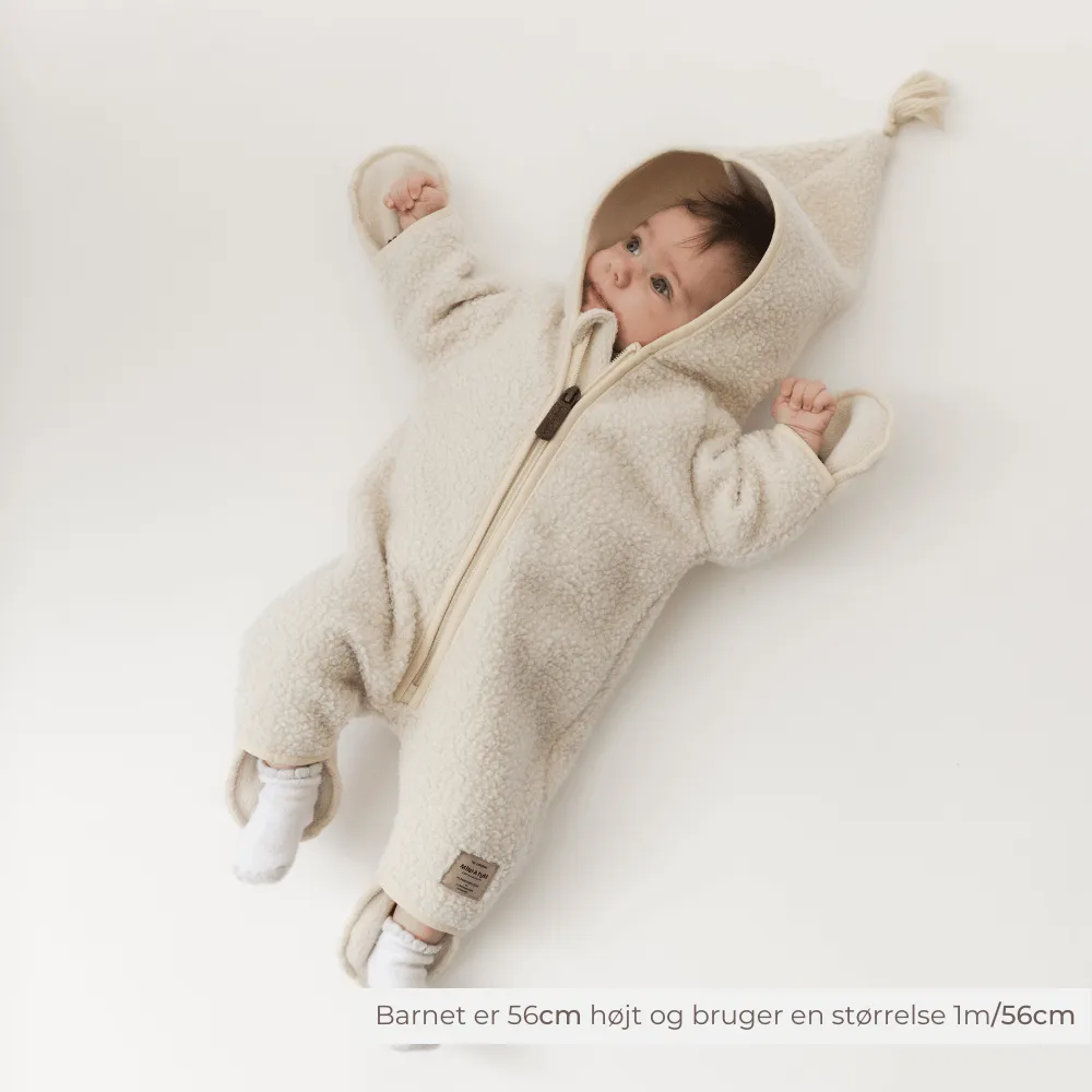 MINI A TURE MATADEL teddyfleece heldragt Angora cream
