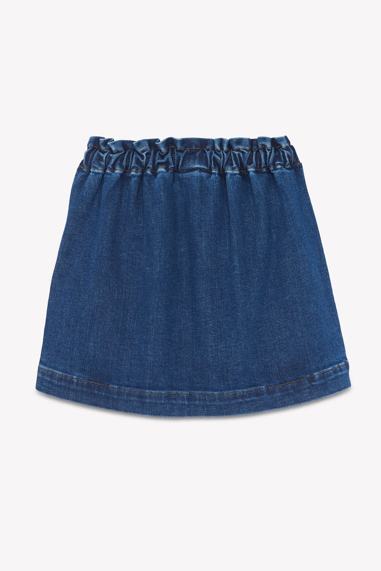 Bonton Douchka nederdel denim råhvid 2-14A