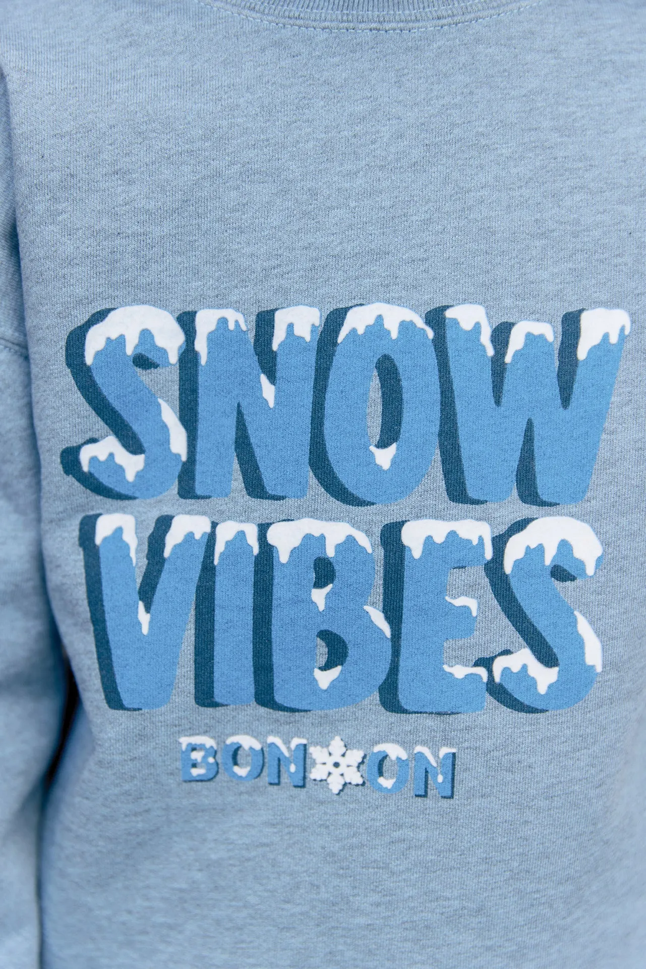 Bonton Laurel Snowvibe sweatshirt blå bomuld