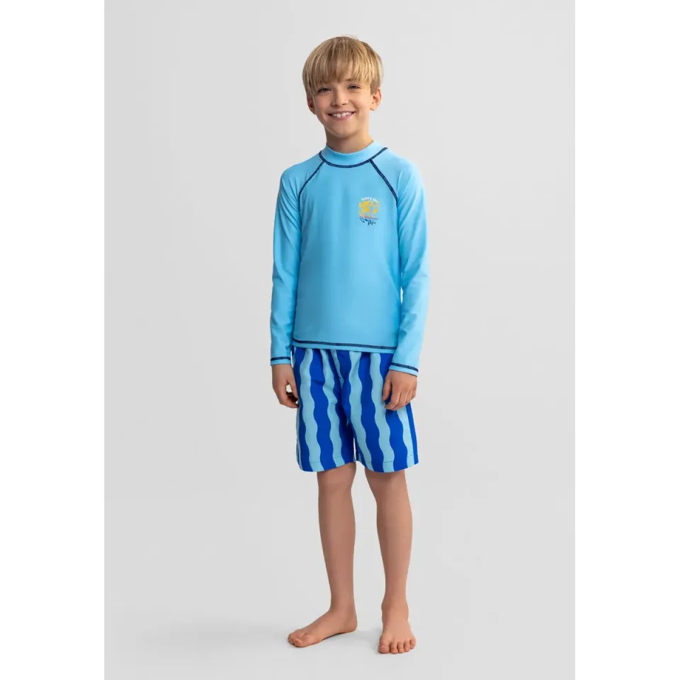 Minoti 44506 badeshorts 2-pak royalblå søstjerner