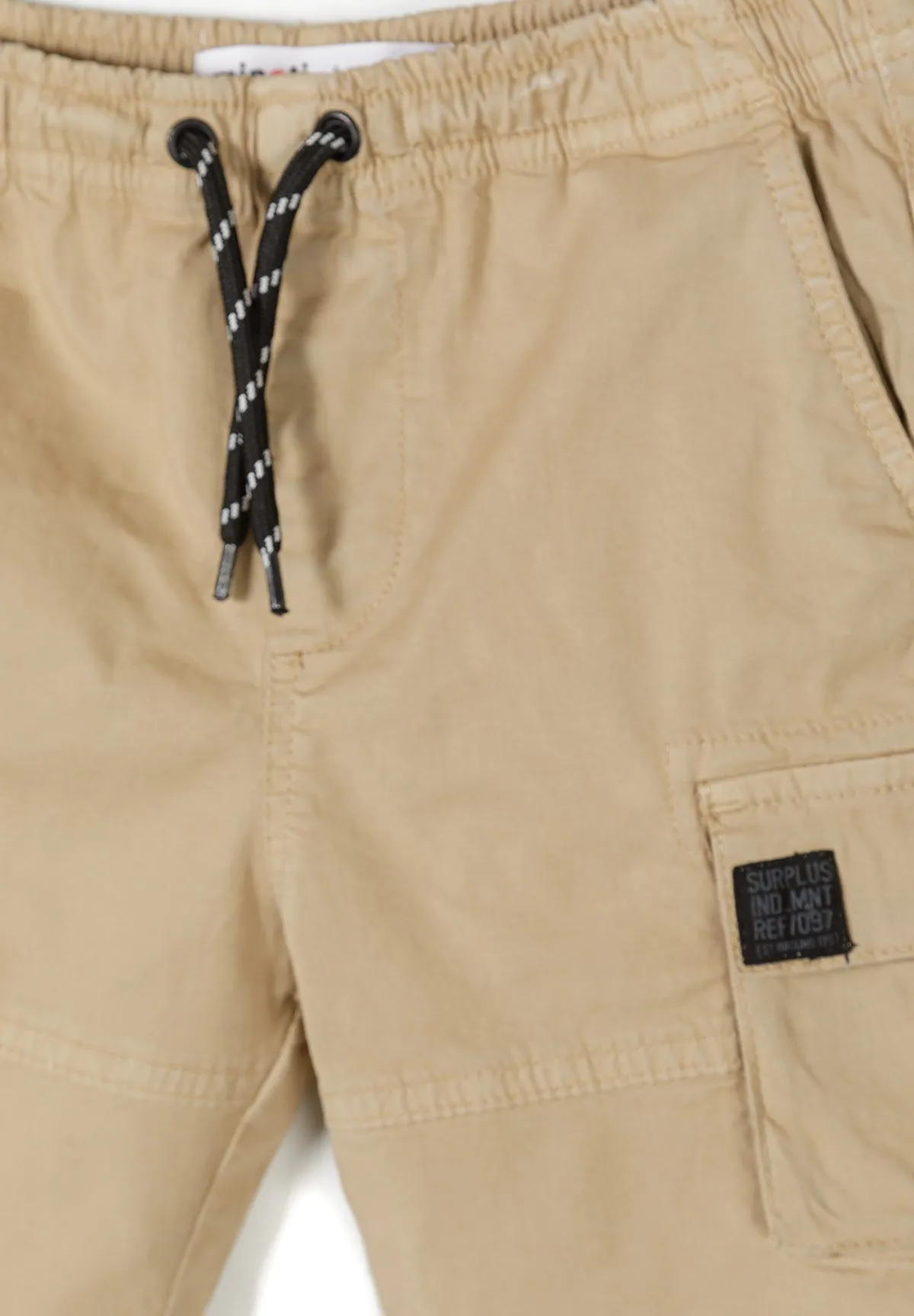 Minoti 44933 cargoshorts 2-pak marine beige