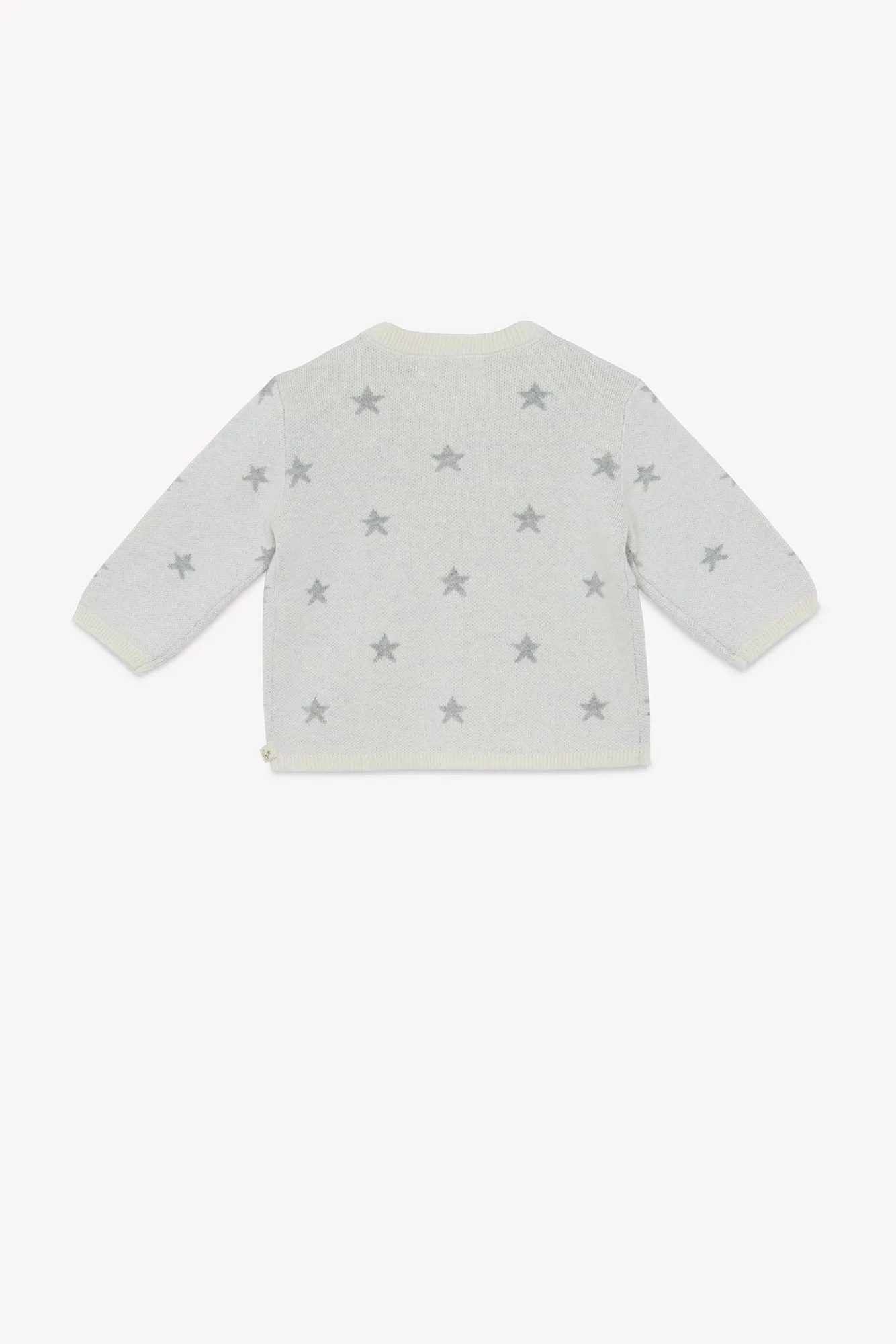 Bonton Loup Gris Chine babysæt gråmeleret stjerne