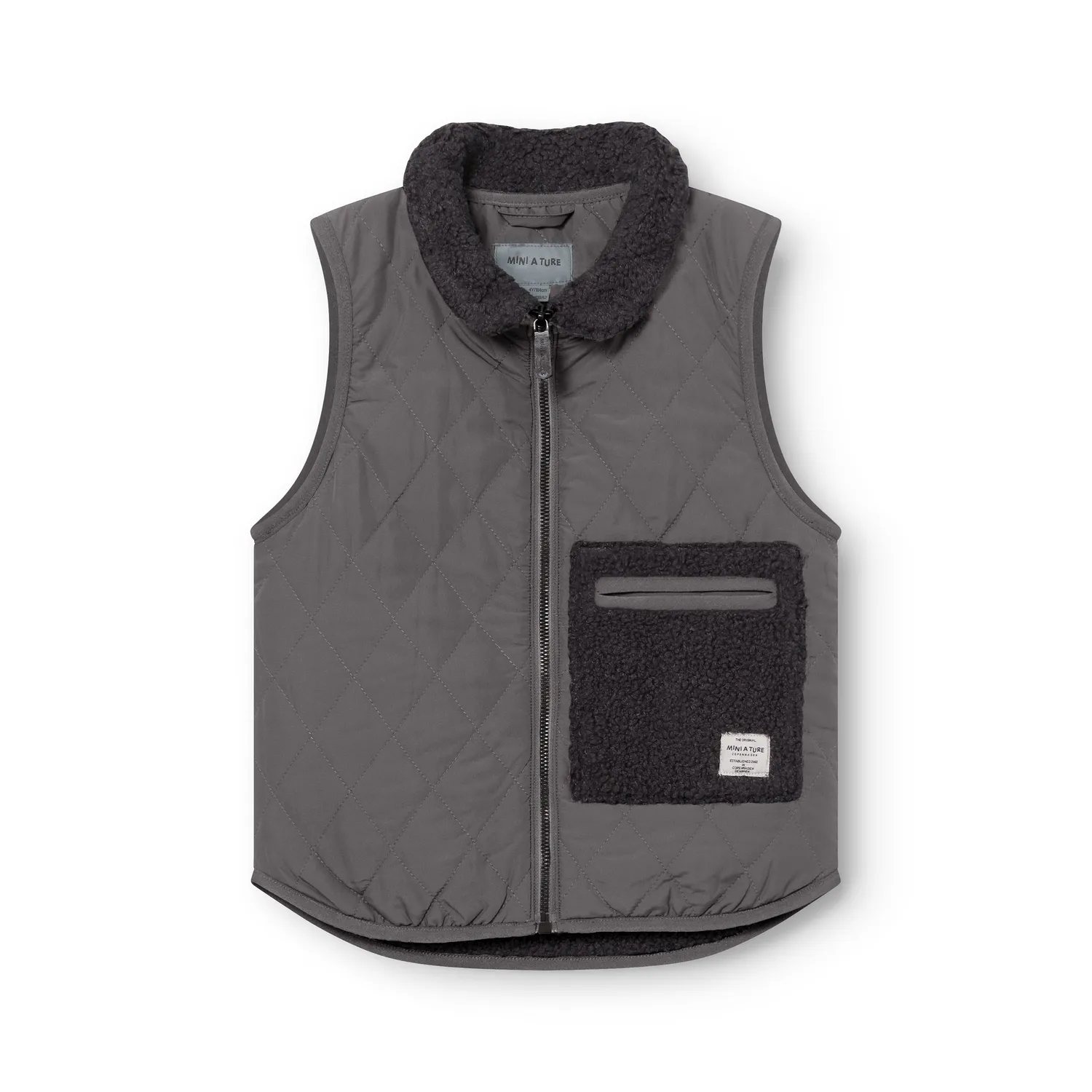 MINI A TURE MATELIS termovest plum kitten quiltet