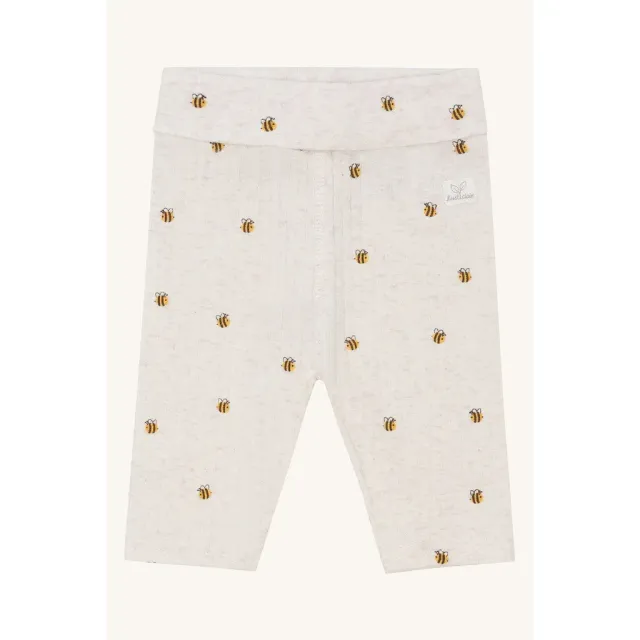Hust & Claire Luca Animals leggings ochre økologisk