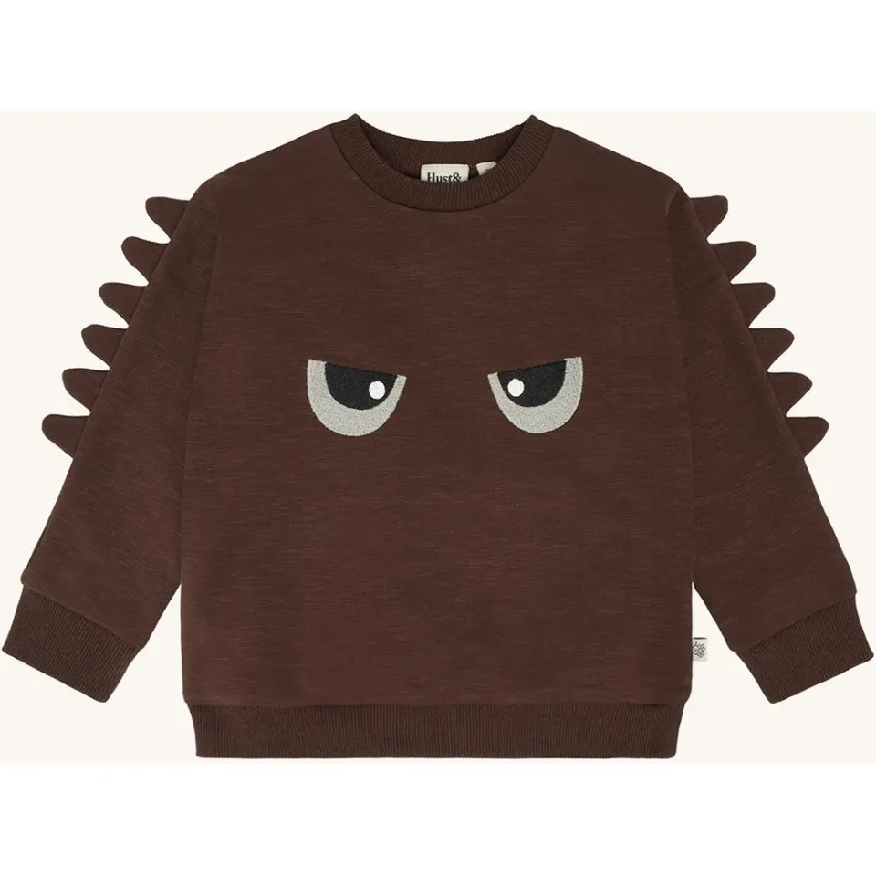 Hust & Claire HCSejer Monster sweatshirt Soil økologisk
