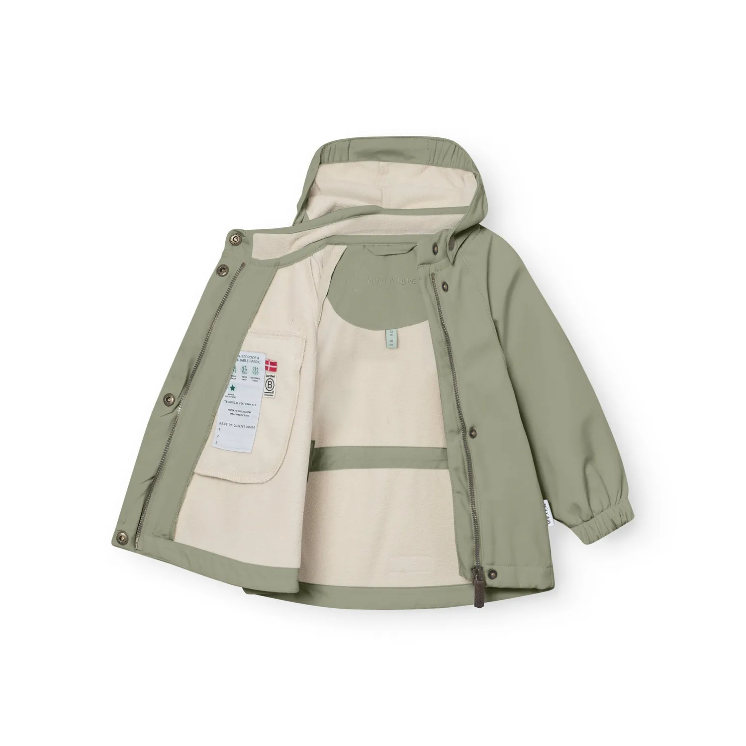 MINI A TURE Matwai softshell jakke Frosted mint vindtæt