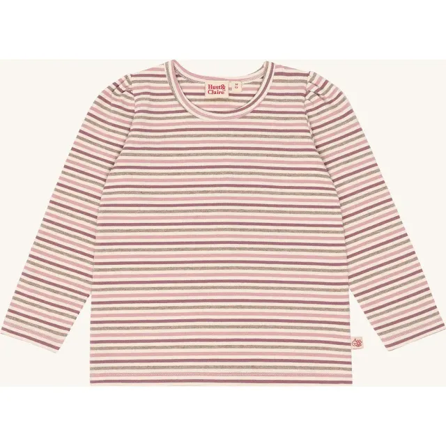 Hust & Claire HC Alma Story bluse French Oak bomuld