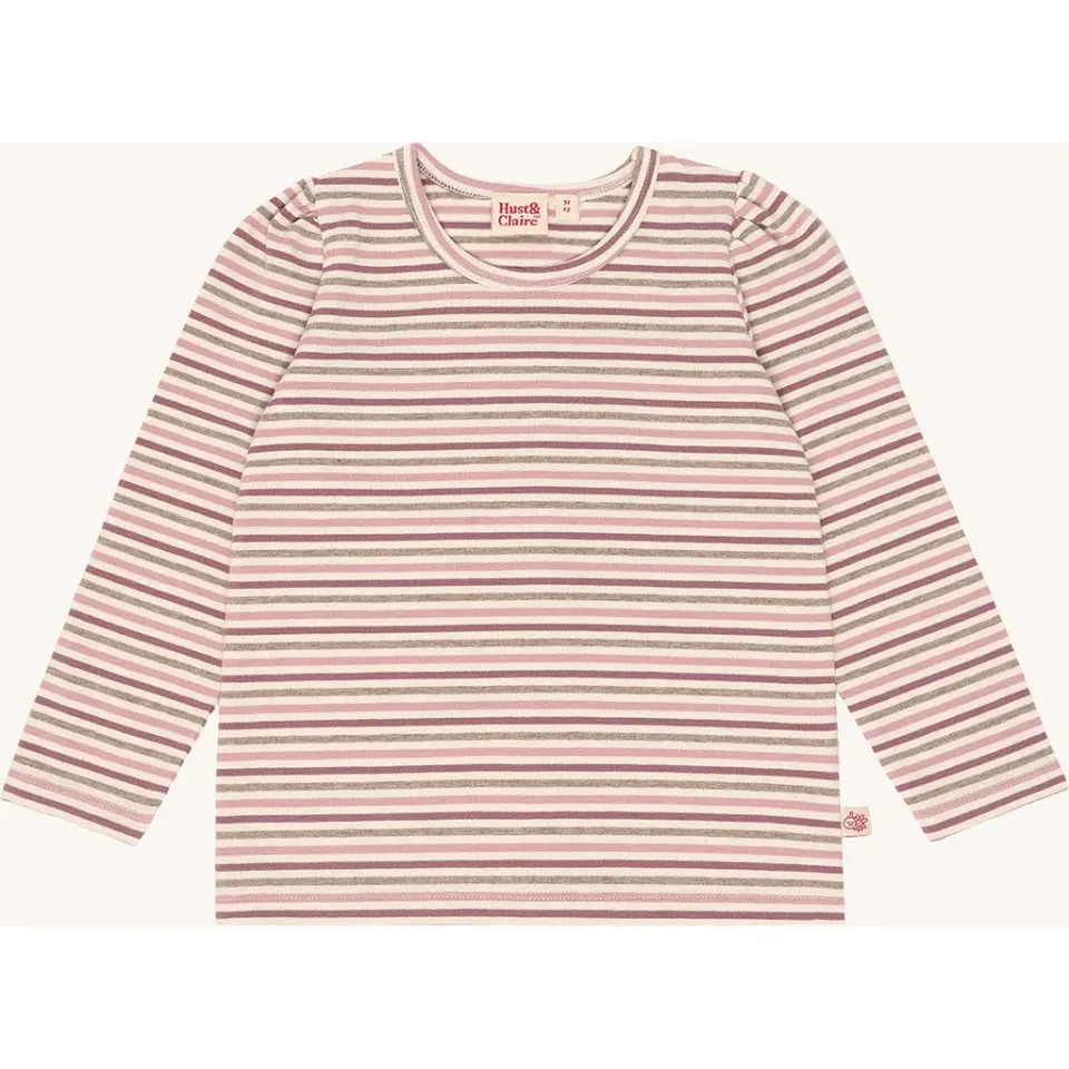 Hust & Claire HC Alma Story bluse French Oak bomuld