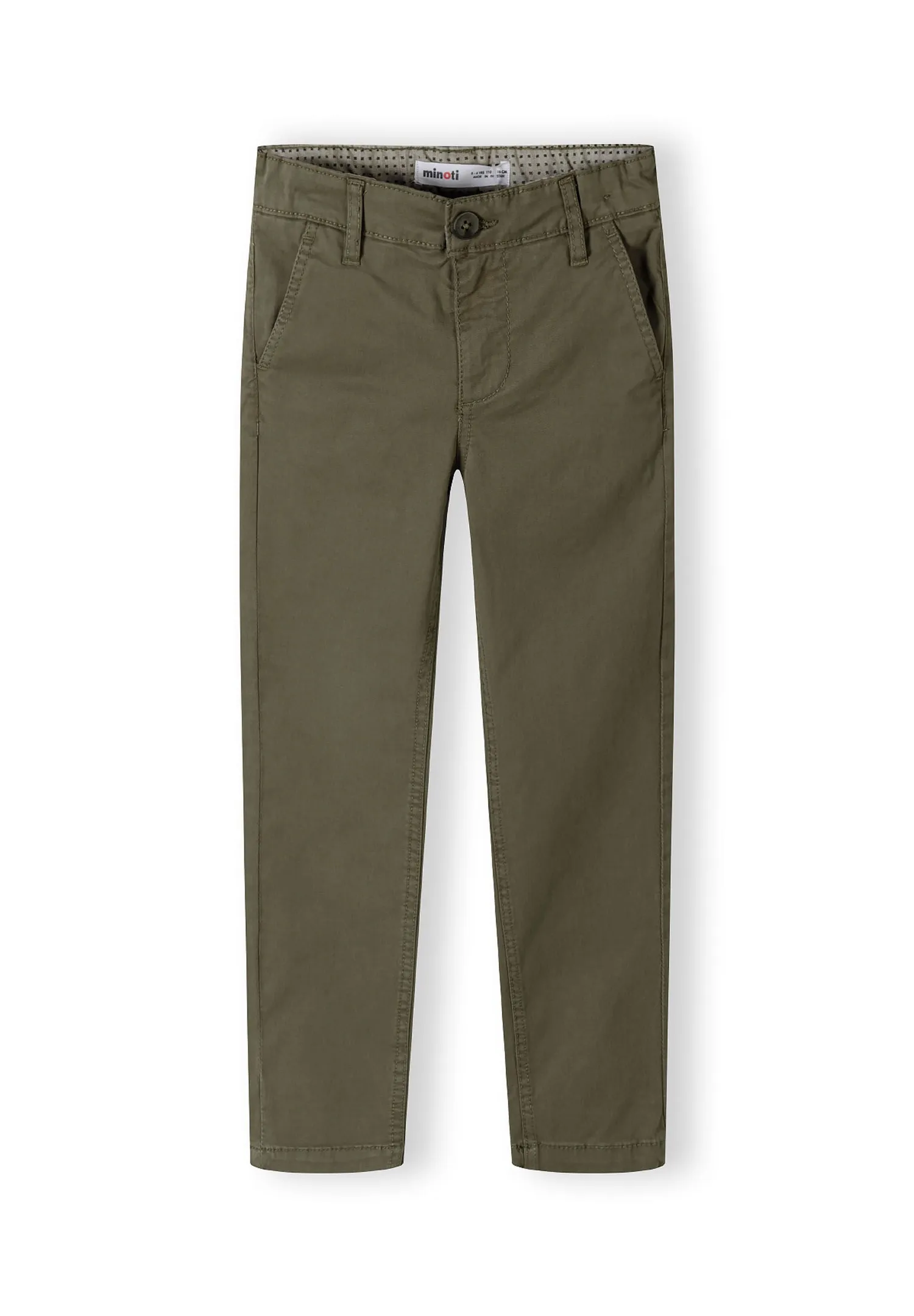 Minoti 43801 chinobukser khaki str 122 elastan