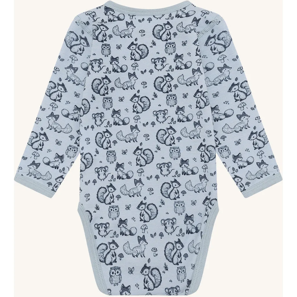 Hust & Claire HCBo Woodland bodystocking Baby Blue merino