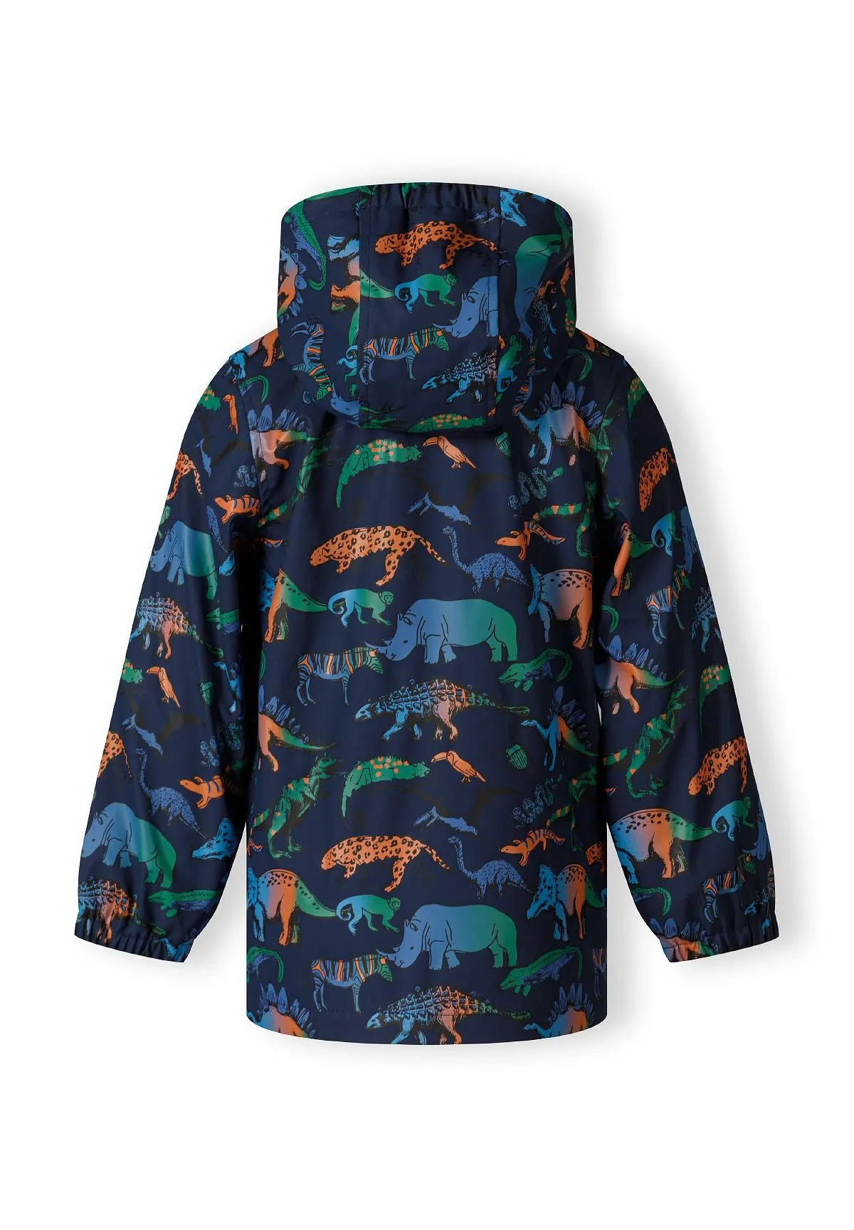 Minoti 43044 regnjakke drenge mørkeblå dino