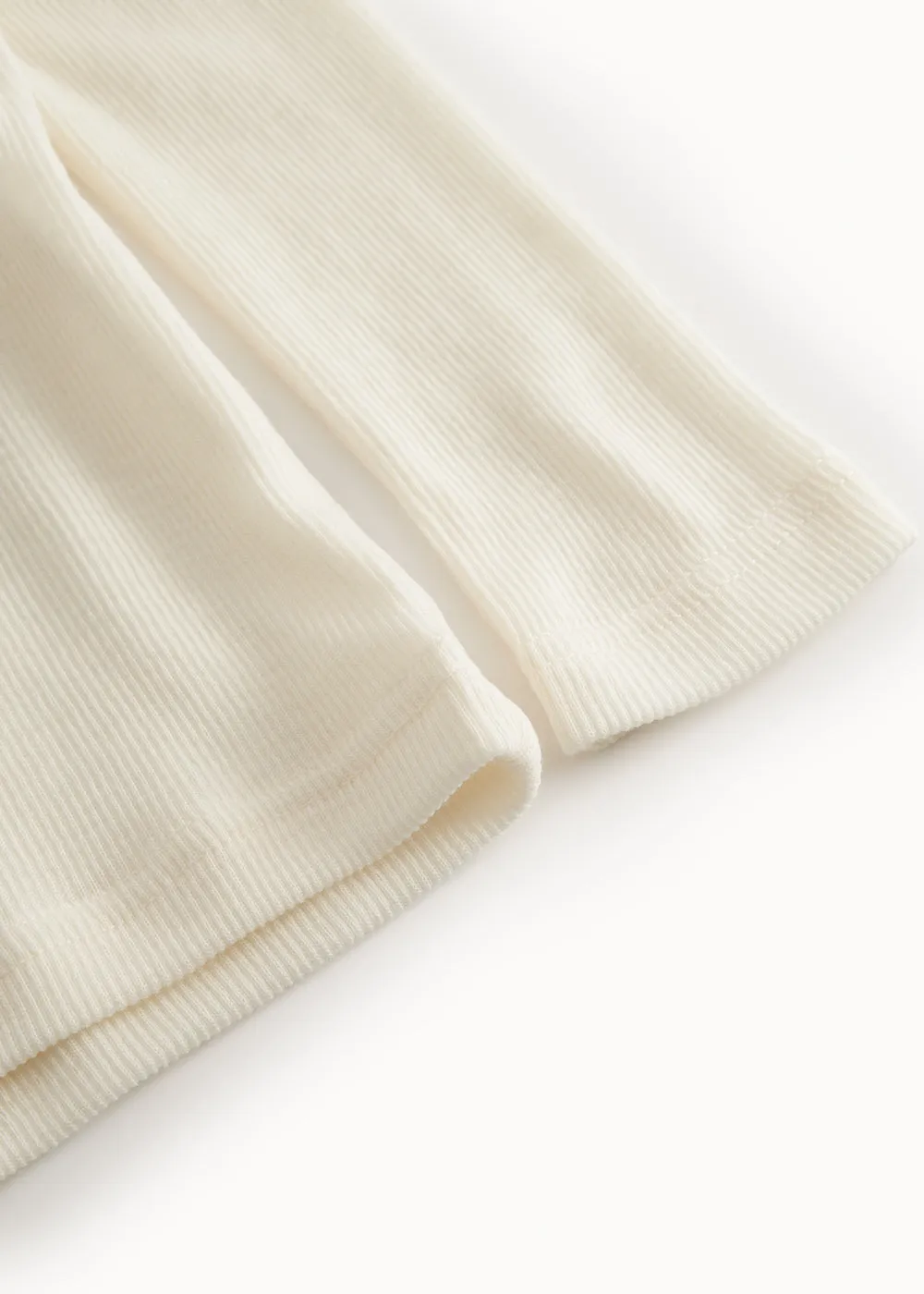 MarMar Tamra Uld Rib Bluse Natural