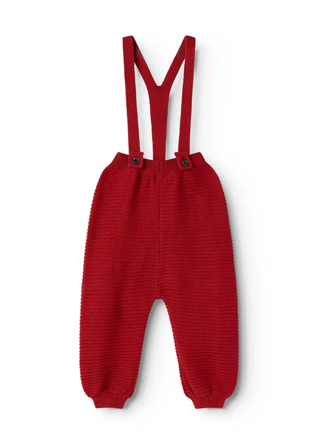 MarMar Copenhagen Perrin strikbukser Cherry blød strik
