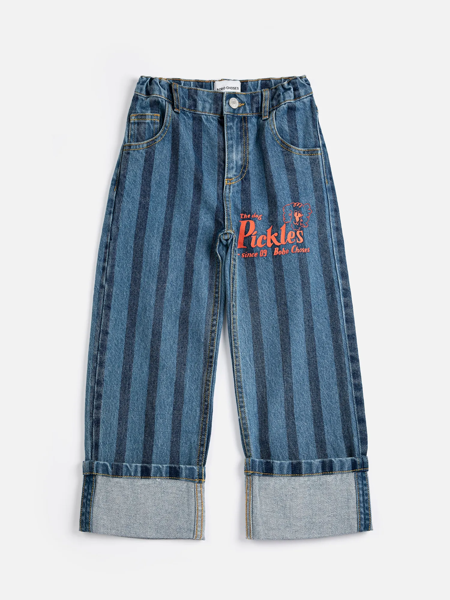 Bobo Choses Pickles The Dog denimbukser stribet 2-13 år