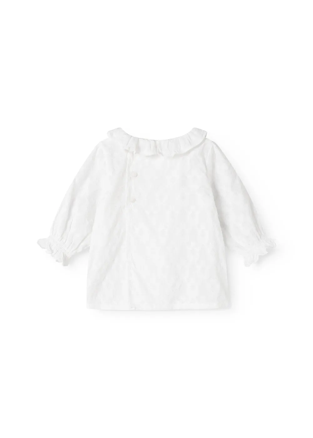 MarMar Tilka babybluse White jacquard sløjfe