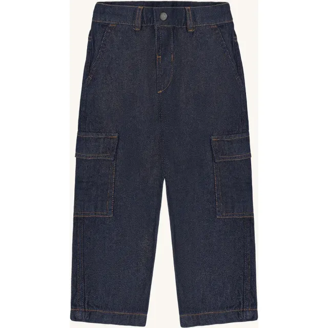 Hust & Claire Trevor cargobukser dark blue denim