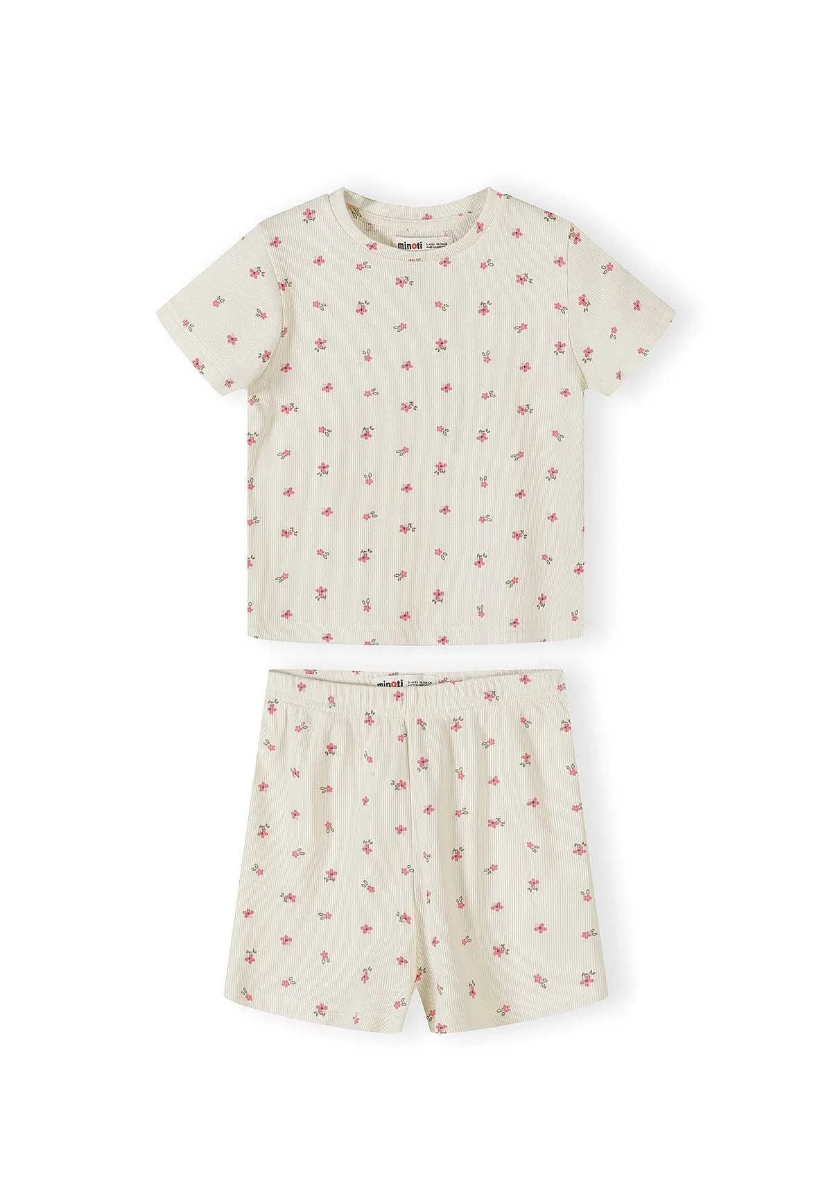 Minoti 44898 pyjamas rosa til piger 3-pak bomuld