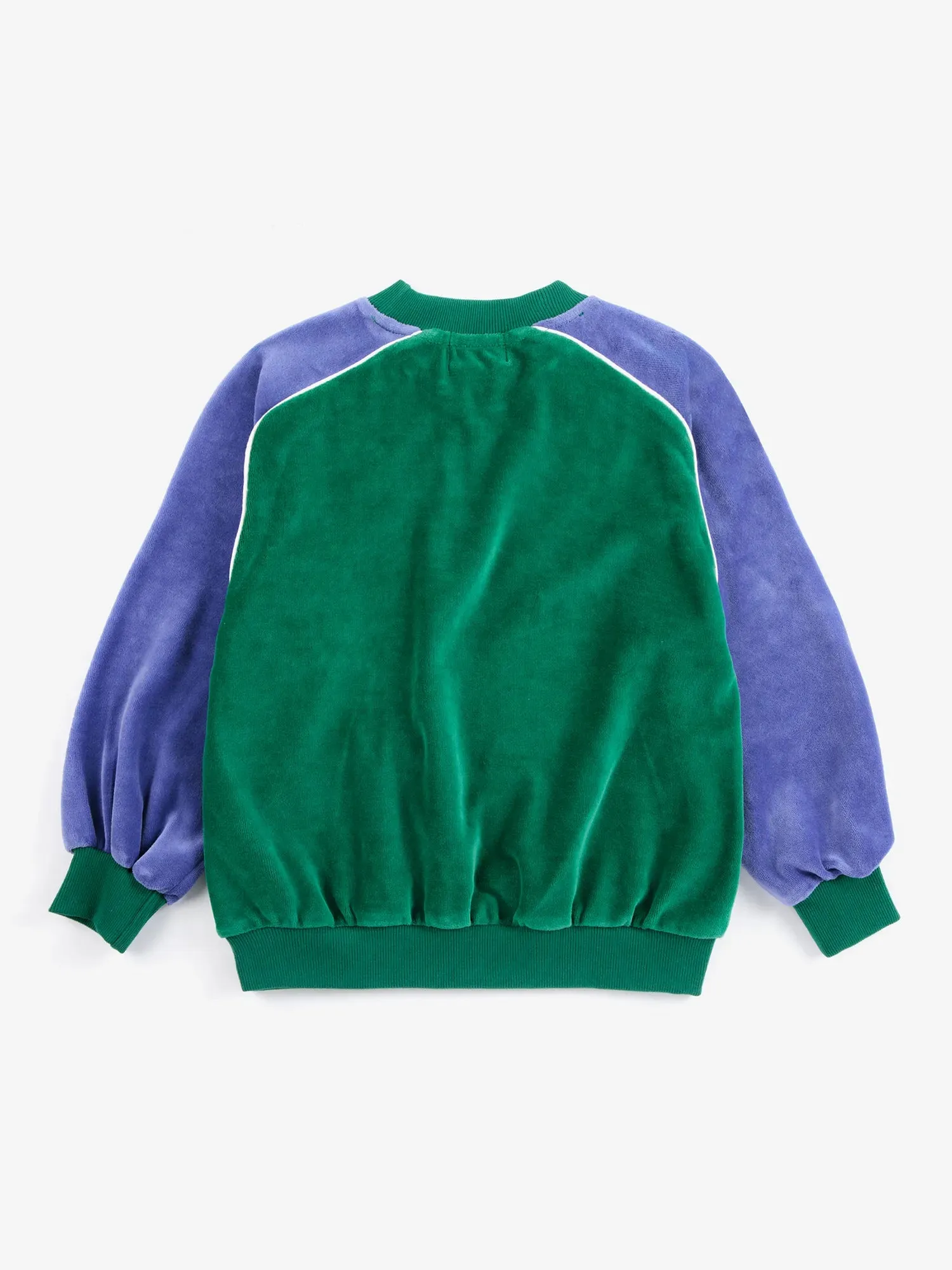 Bobo Choses Color Block sweatshirt grøn 2-3Y løs