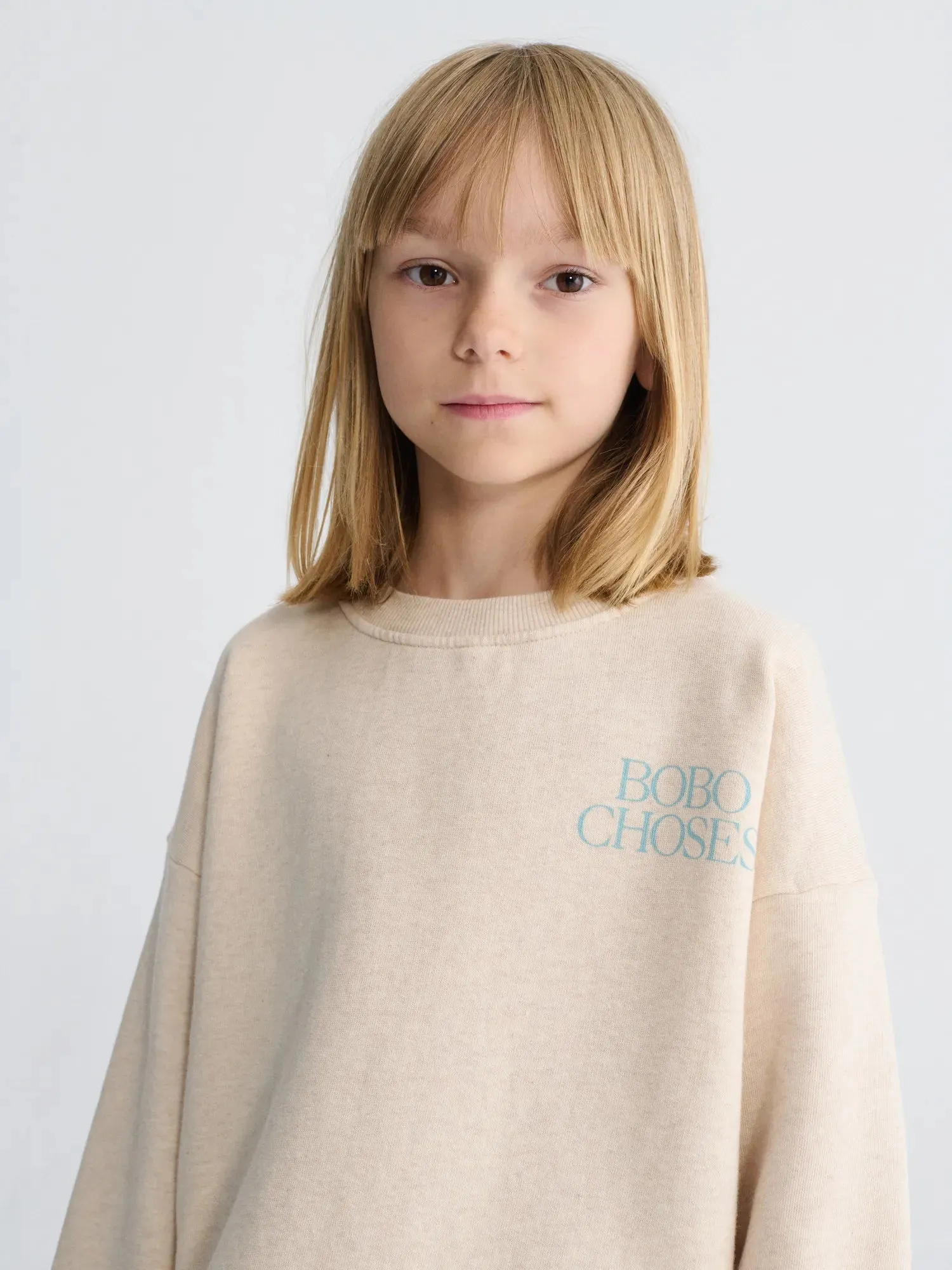 Bobo Choses Monster Boots sweatshirt beige bomuld