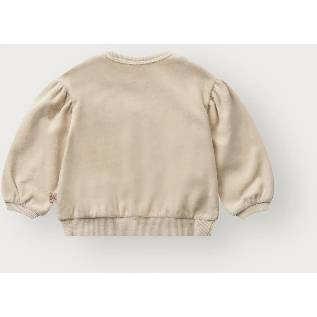 Hust & Claire HCSara Loved sweatshirt French Oak bomuld