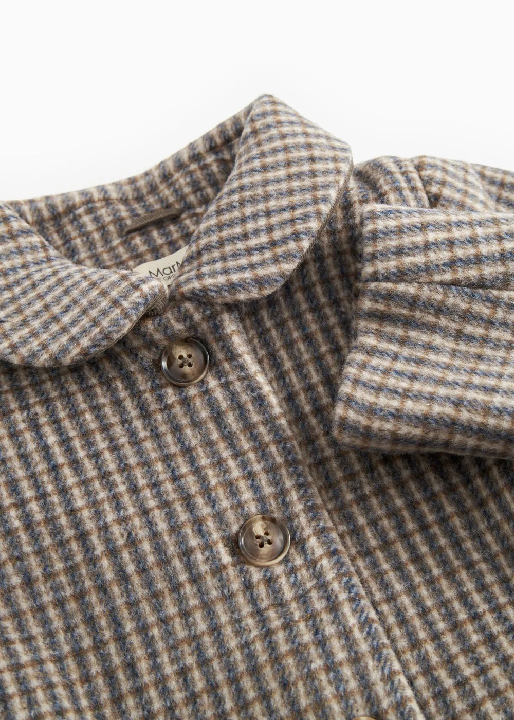 MarMar Copenhagen Olive Jacket uldjakke Heritage Check tern