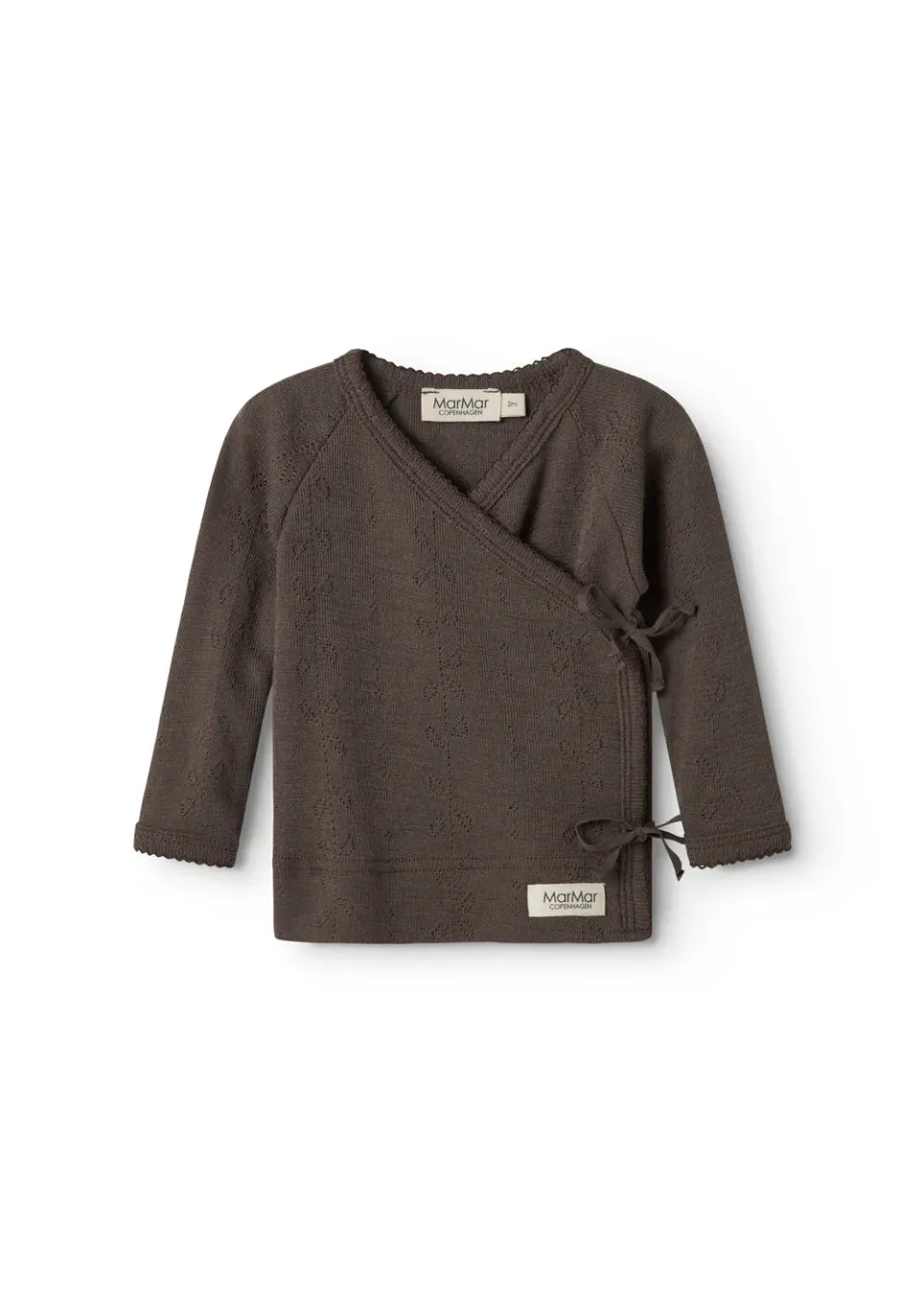 MarMar Tut Wrap LS bluse Terre uld