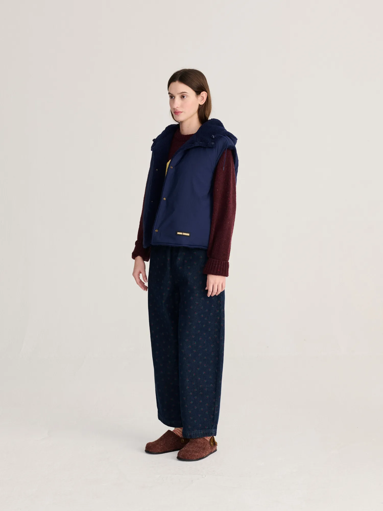 Bobo Choses All About Monsters vendbar vest XS genbrug