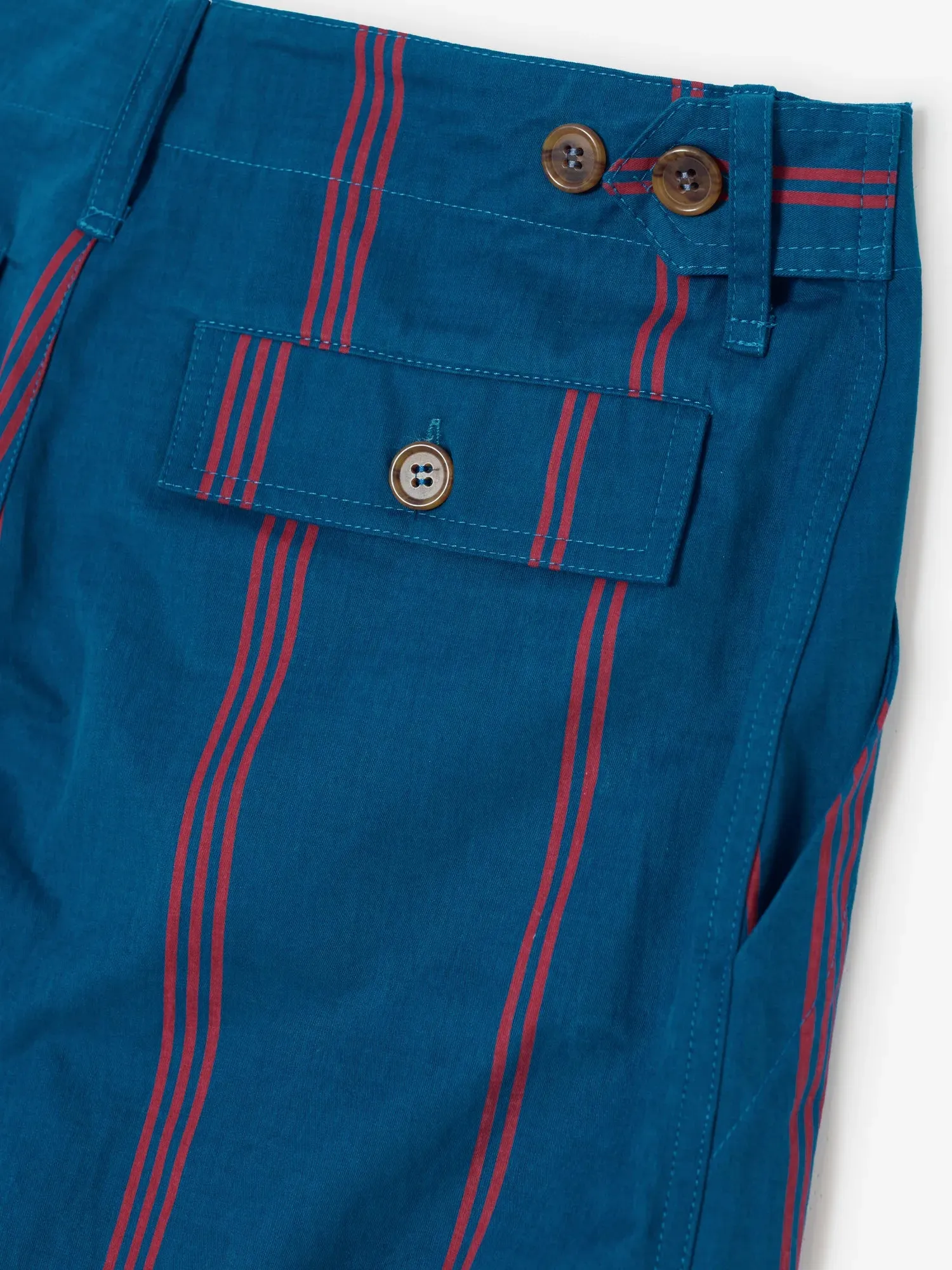 Bobo Choses Triple Stripes barrel bukser S blå