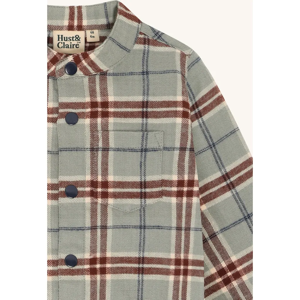 Hust & Claire Bertil Soft bodystockingsskjorte French Oak