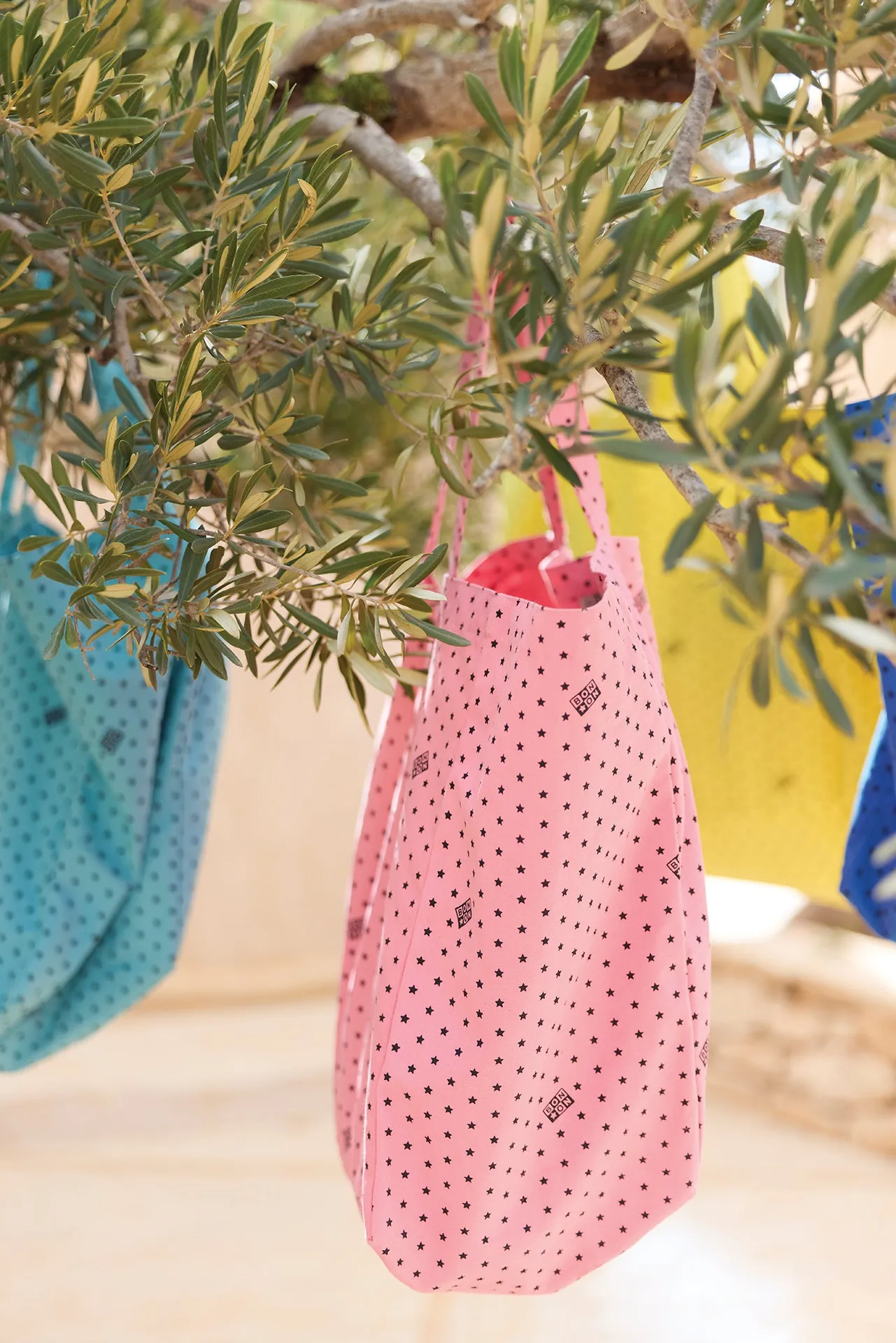 Bonton Jo Rose Moyen shopper stor lyserød