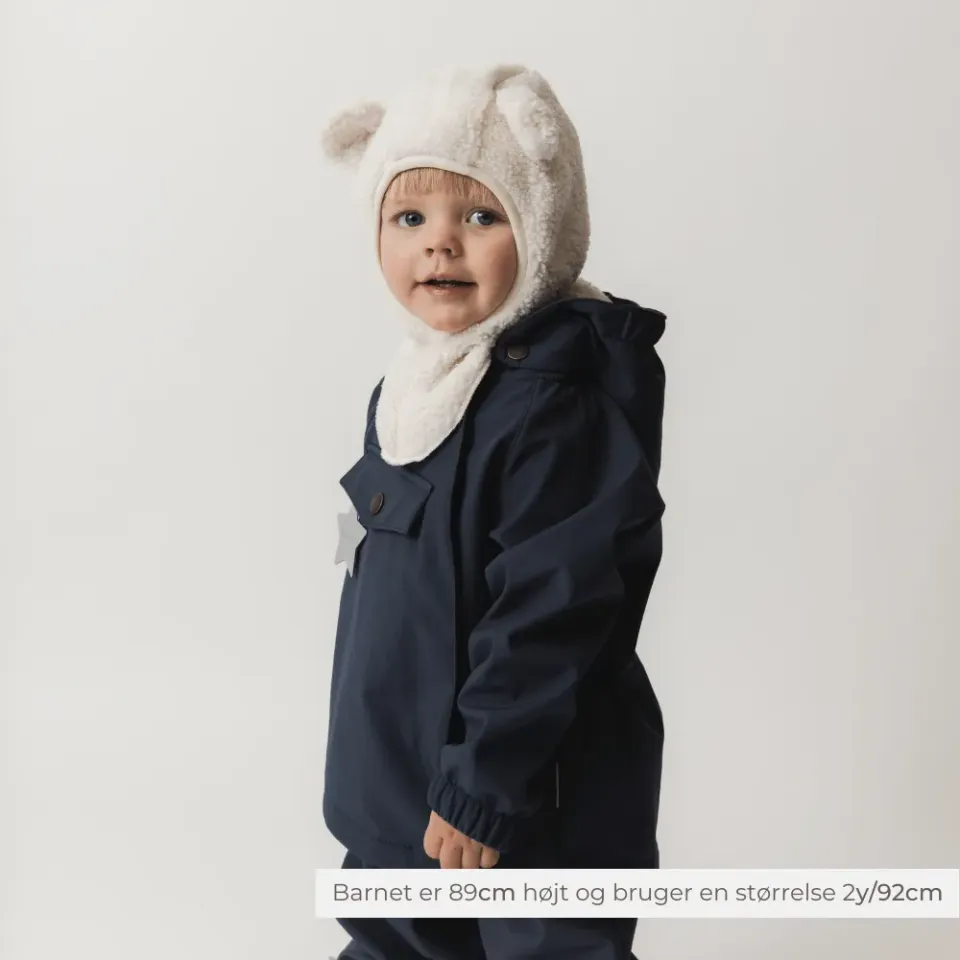 MINI A TURE MATJEFFI elefanthue Angora cream teddyfleece