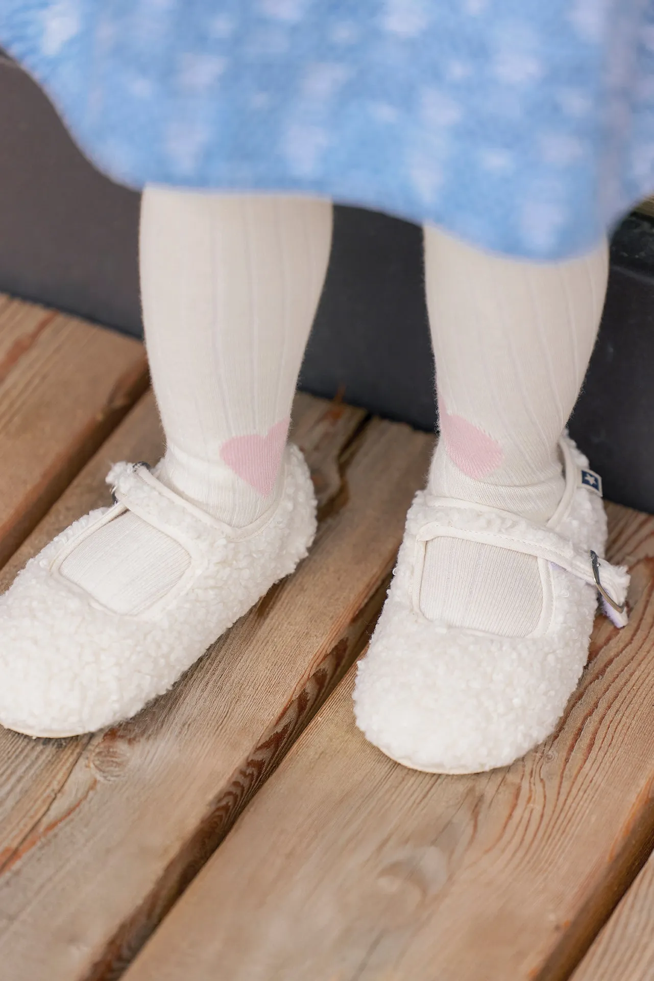 Bonton Jane Ecru sutsko sherpa velcro