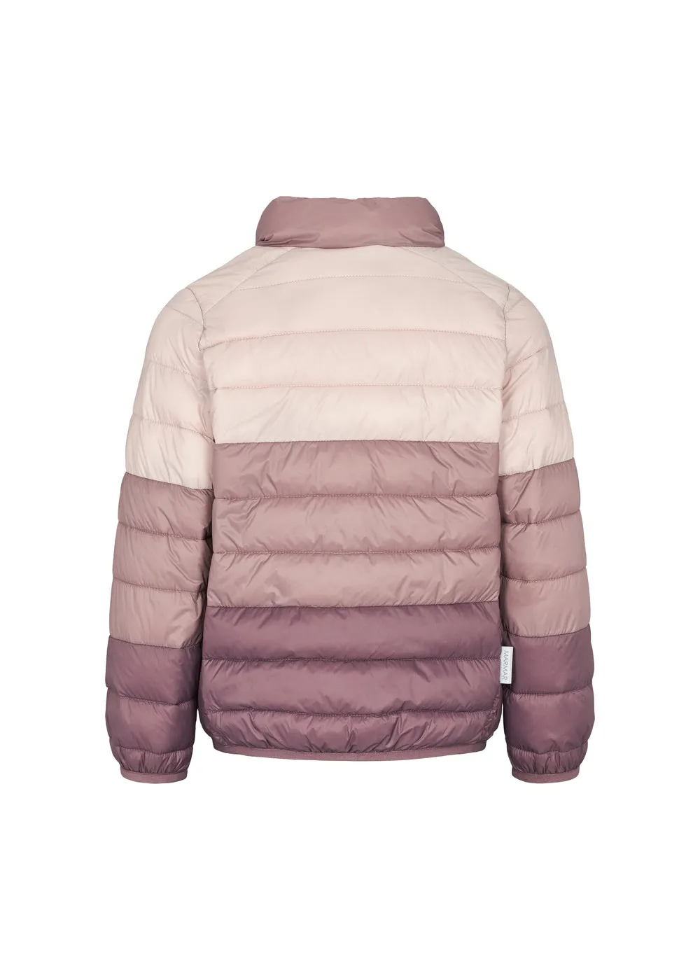 MarMar Owe Jacket Dunjakke Plum Shadow Block vegansk