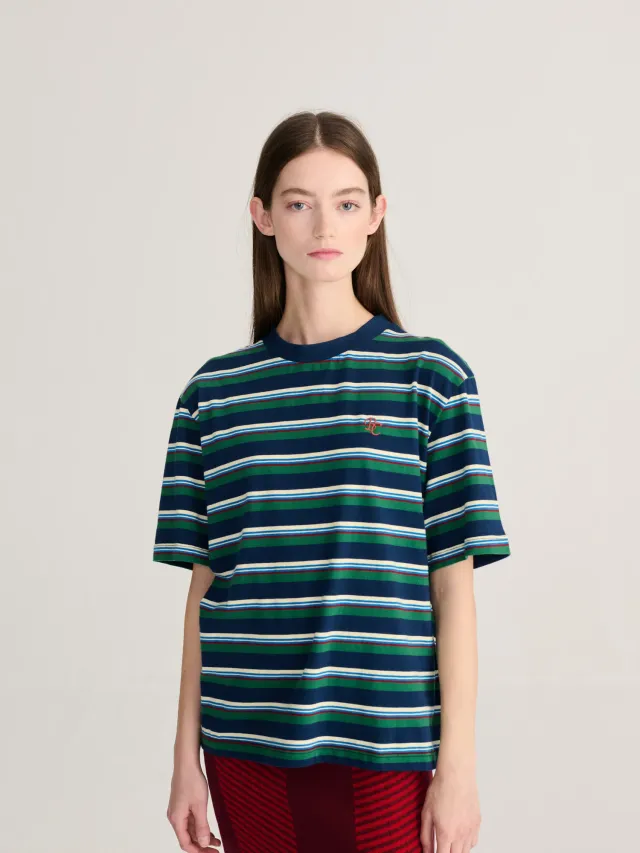 Bobo Choses All About Monsters Striped Relaxed T-shirt M