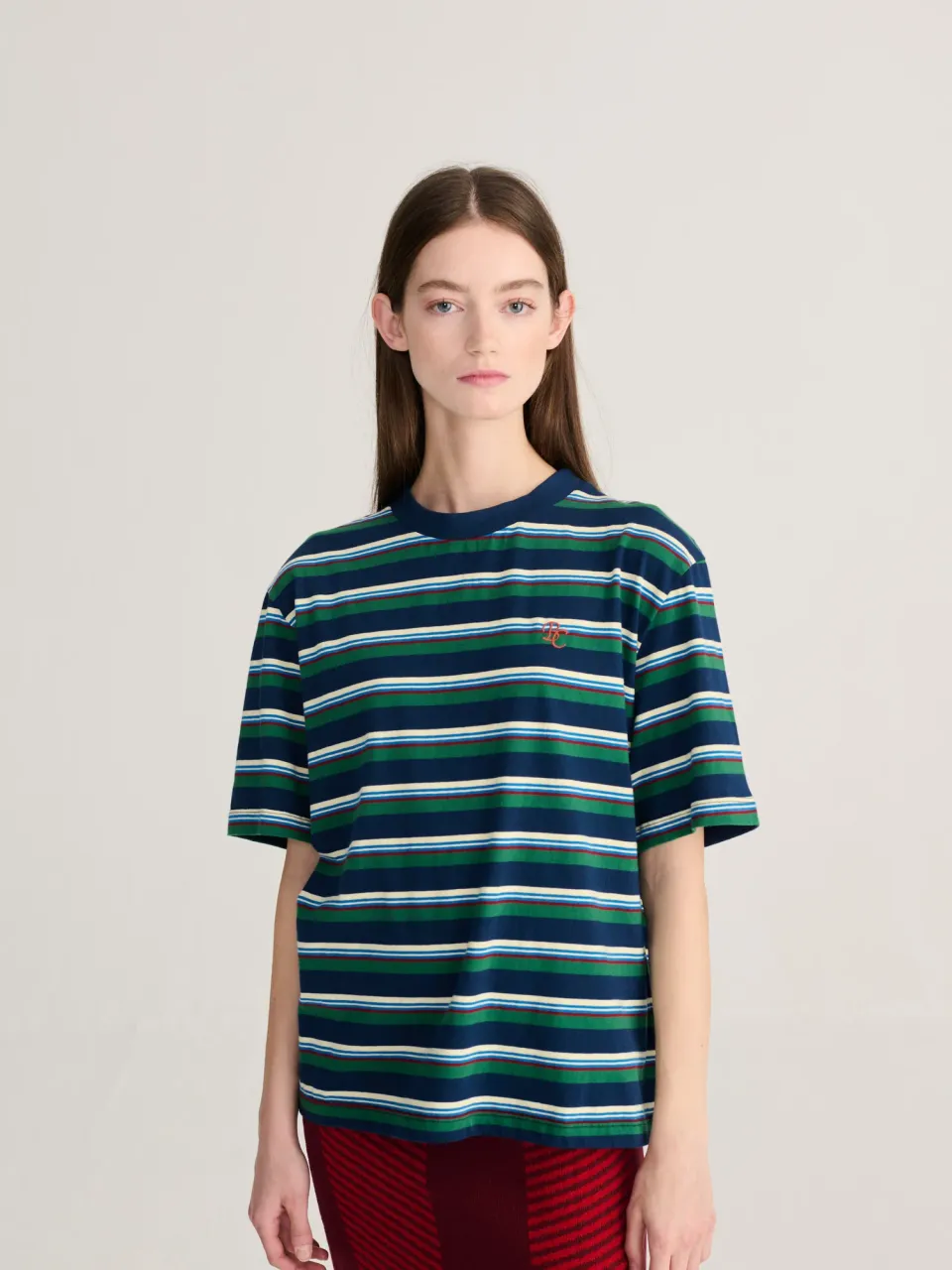 Bobo Choses All About Monsters Striped Relaxed T-shirt M