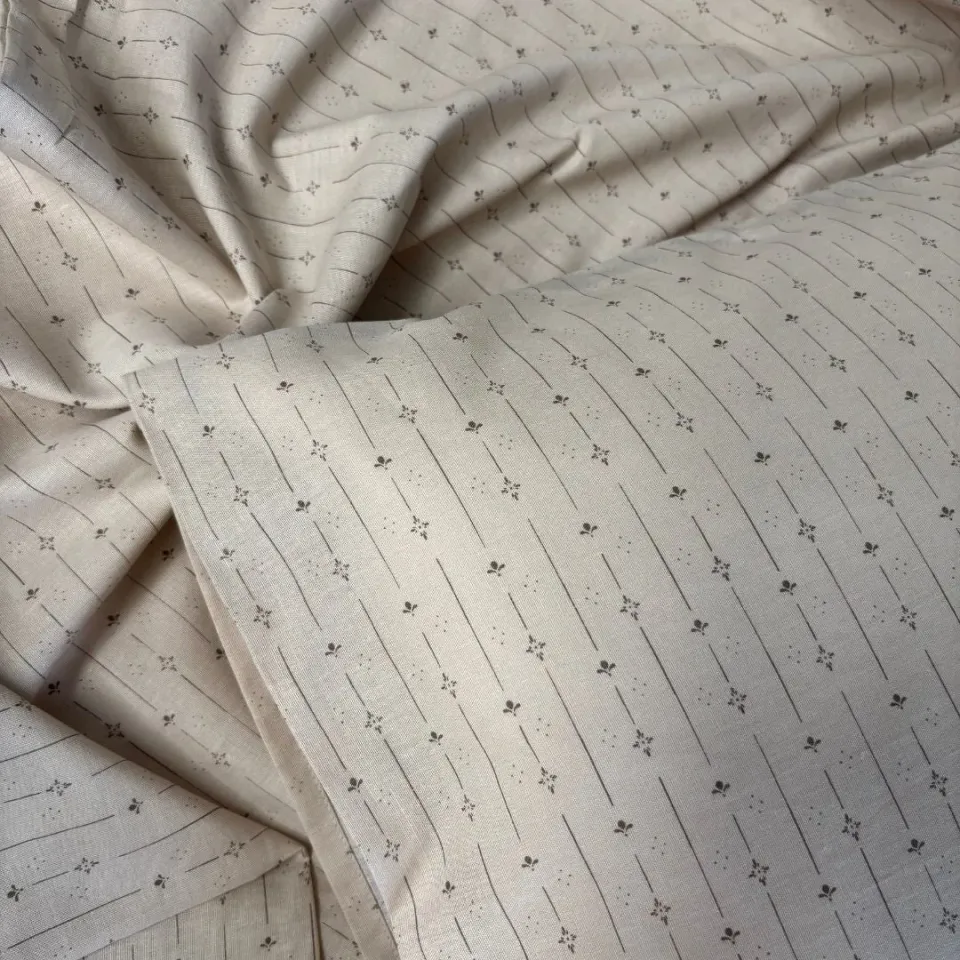 nuuroo By Mats baby sengetøj Flower Stripe bomuld