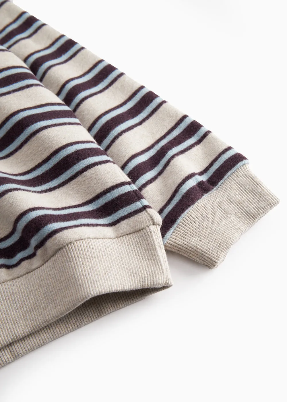 MarMar Copenhagen Thanos Polo sweatpolo College Stripe