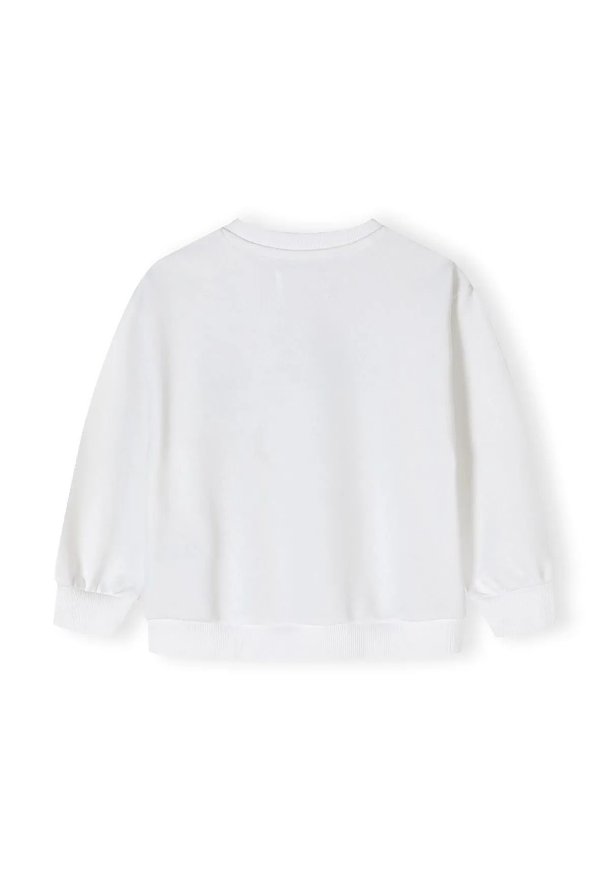 Minoti sweatshirt hvid maritim til piger fleece