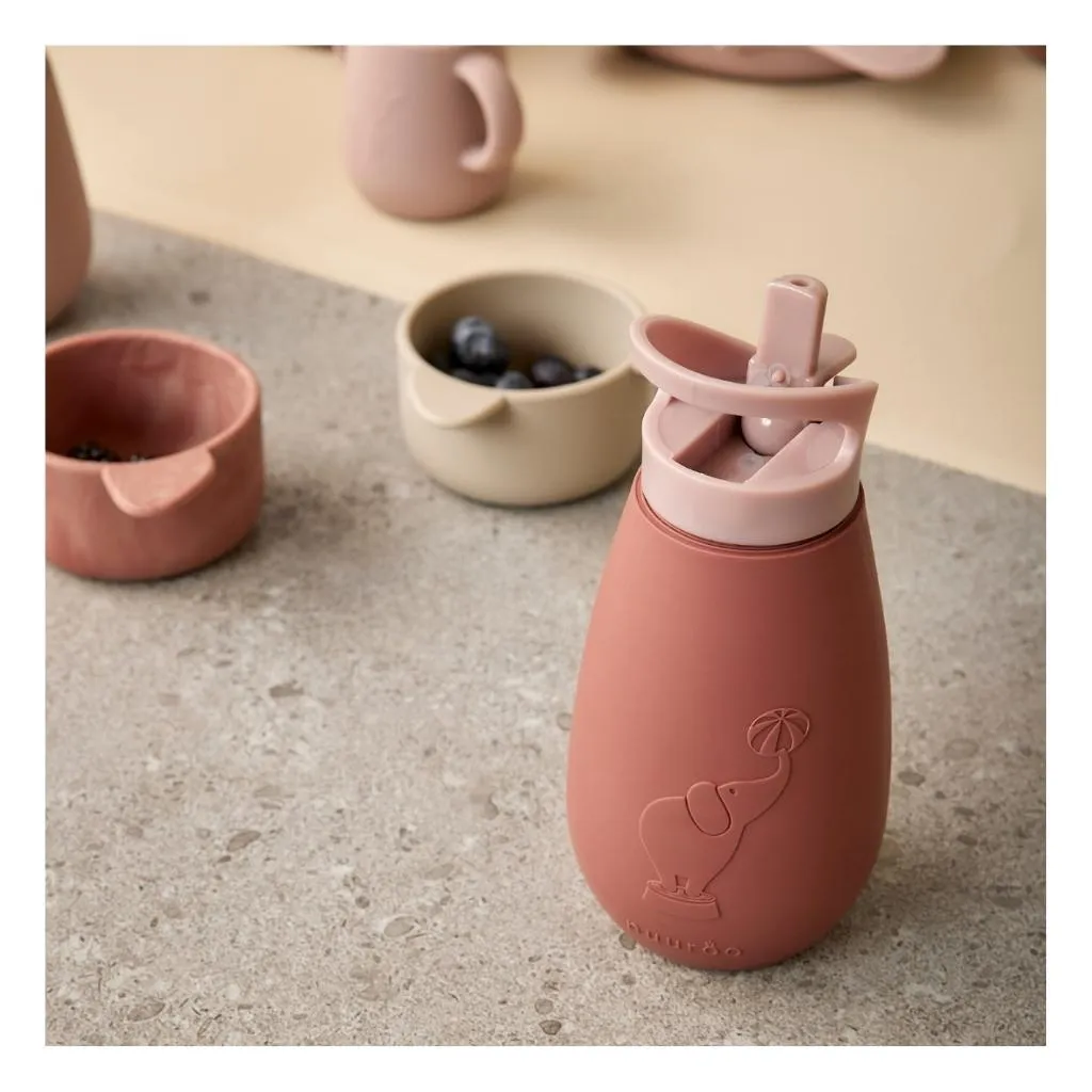nuuroo Pax drikkeflaske 350 ml Mahogany silikone