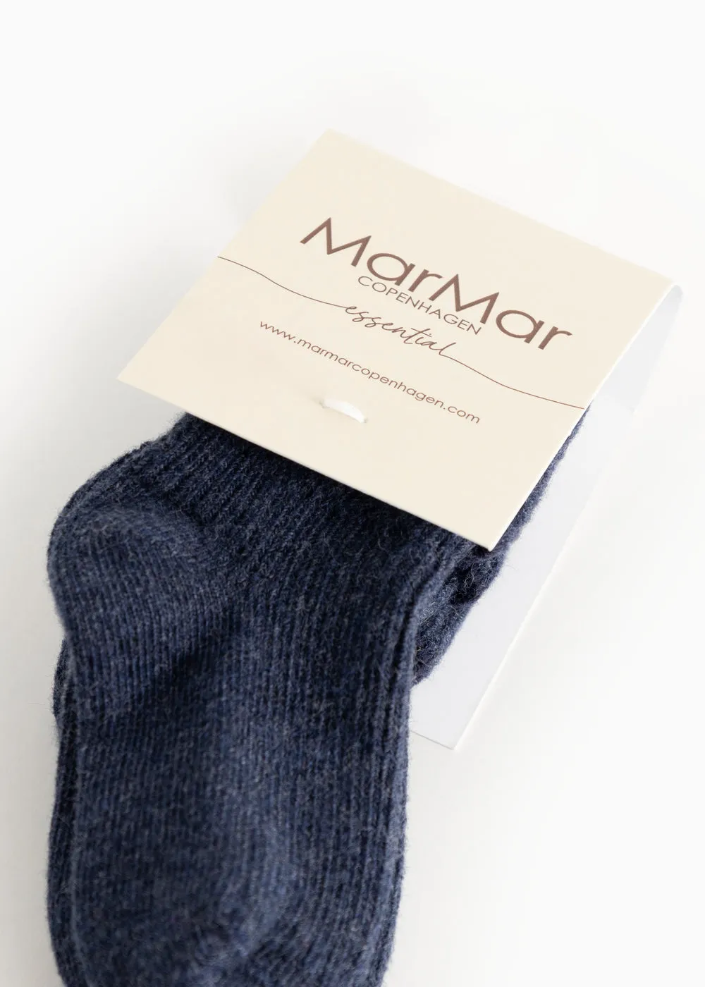 MarMar Newborn Socks strømper Blue 2-pak rib
